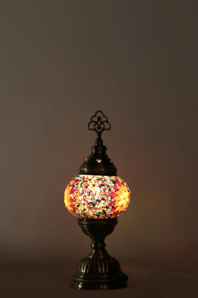 No1 Size Antique Mosaic Table Lamp